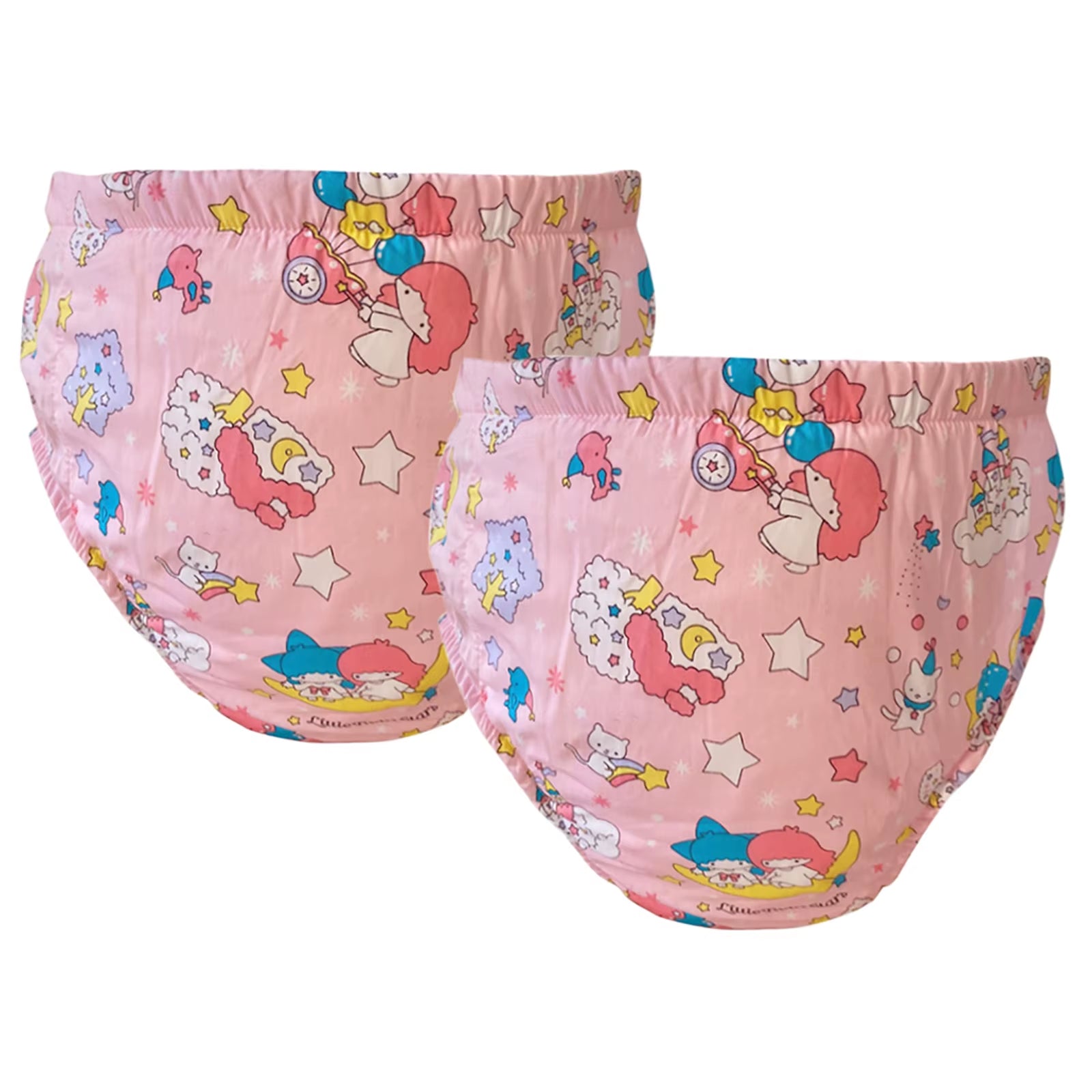 2 Pcs Adult Baby Potty Diaper Training Underwear ABDL Incontinence Waterproof Training Incontinence Booster Pads Pants