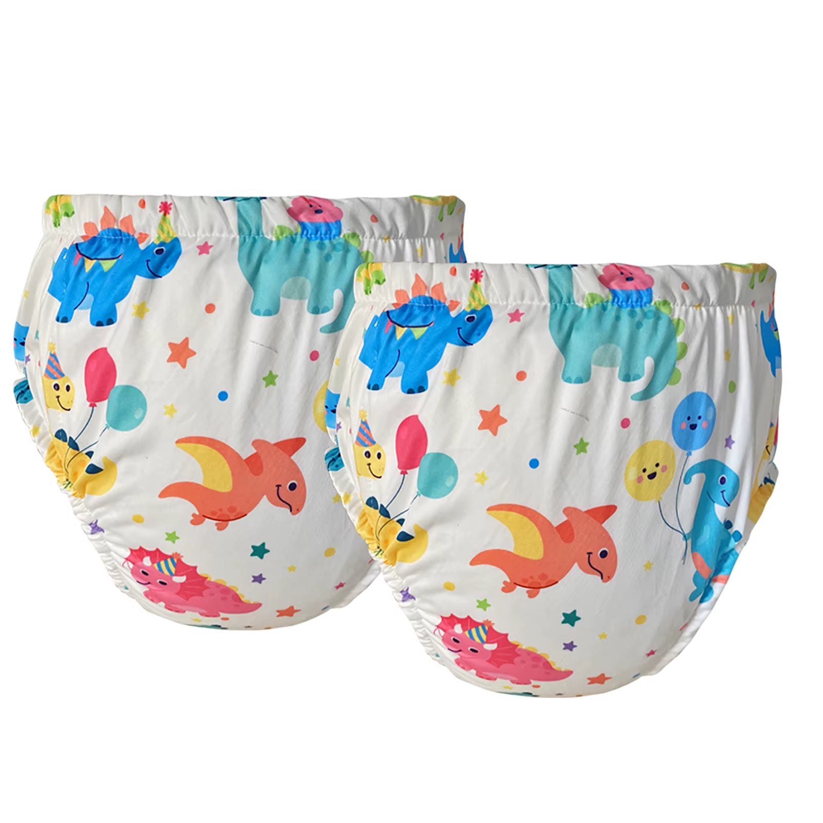 2 Pcs Adult Baby Potty Diaper Training Underwear ABDL Incontinence Waterproof Training Incontinence Booster Pads Pants