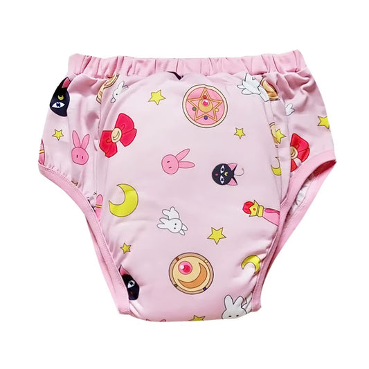 Waterproof Cotton Adult Baby Training Pants Reusable Infant Shorts Underweaer Cloth Diapers Panties Nappy for Adult Baby